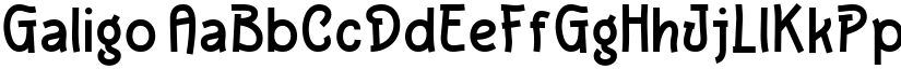 Galigo font download