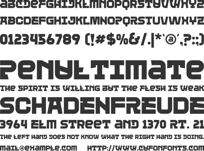 Grphcs font preview