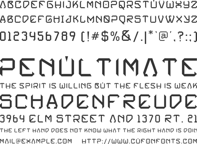 Equiva font preview