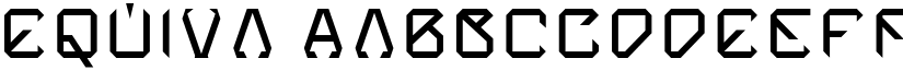 Equiva font
