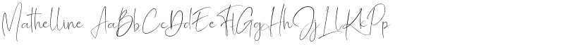 Mathelline font