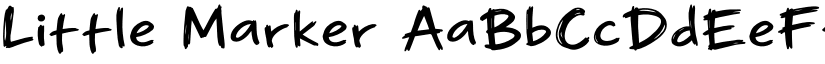 Little Marker font download