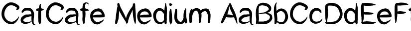 CatCafe Medium font