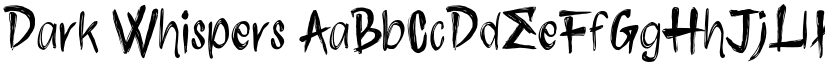 Dark Whispers font download