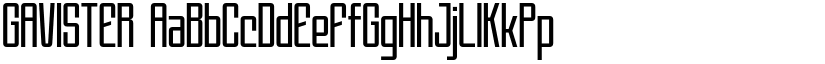 GAVISTER font download