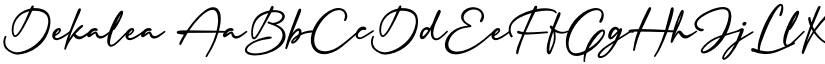 Dekalea font download