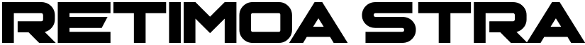 Retimoa Straight font
