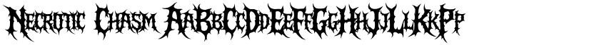 Necrotic Chasm font download