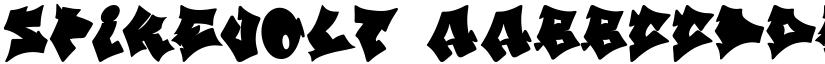 Spikevolt font download