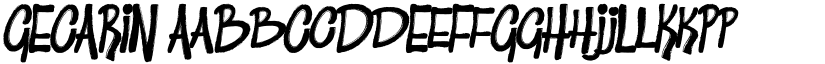 GECARIN font download