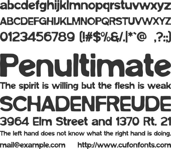 Fledora Dirtyn font preview