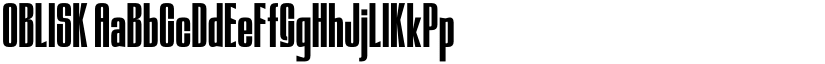 OBLISK font download