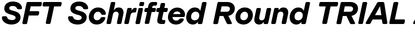 SFT Schrifted Round TRIAL font