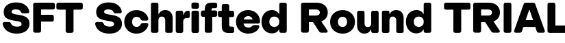 SFT Schrifted Round TRIAL font