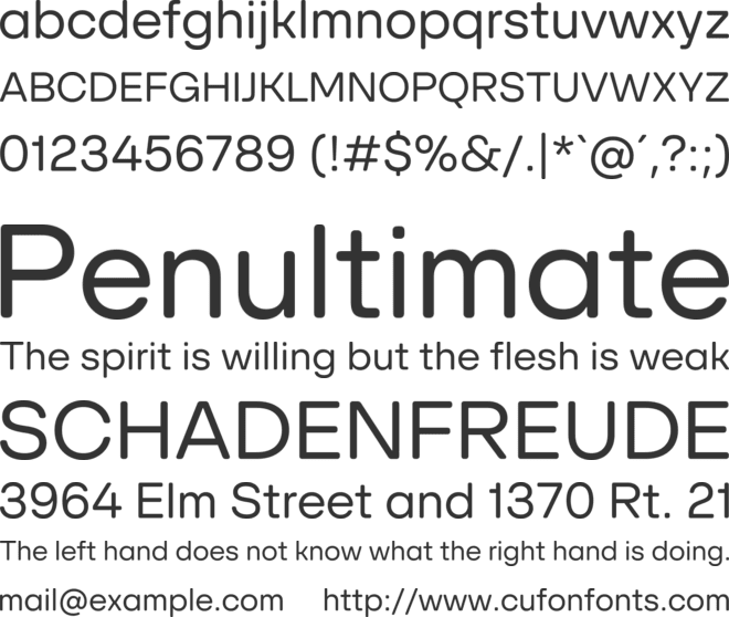 SFT Schrifted Round TRIAL font preview