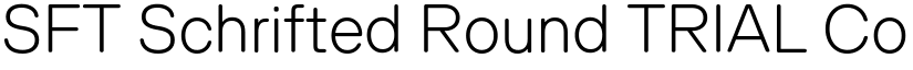 SFT Schrifted Round TRIAL Comp font