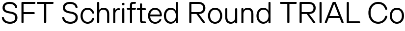 SFT Schrifted Round TRIAL Comp font