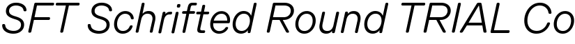 SFT Schrifted Round TRIAL Comp font