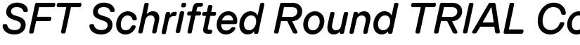 SFT Schrifted Round TRIAL Comp font
