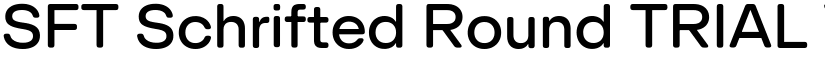SFT Schrifted Round TRIAL Var (Variable) font
