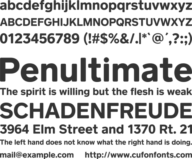 CashMarket font preview