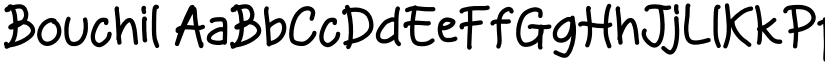 Bouchil font download
