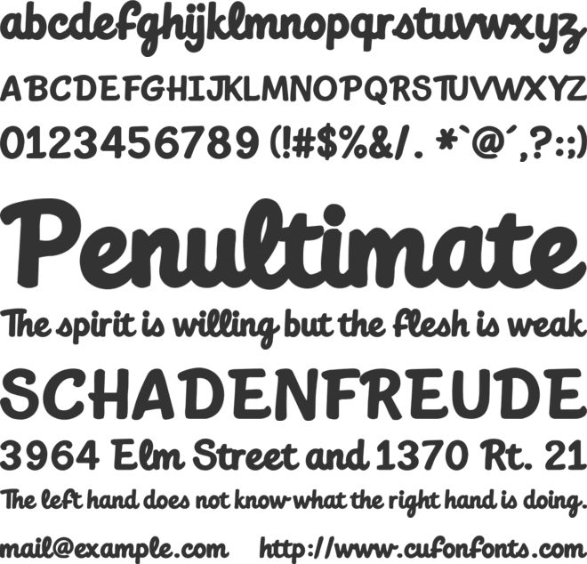 The Secret Mouse font preview