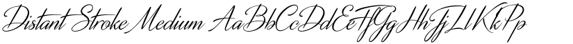 Distant Stroke font download