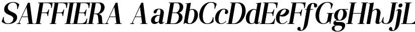 SAFFIERA font download