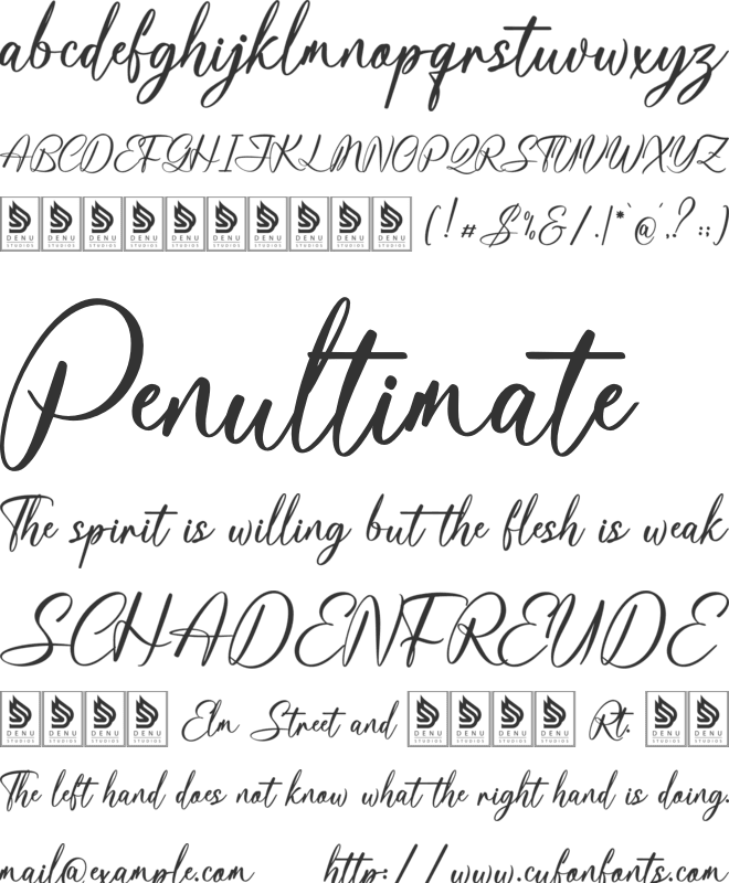 Kartaliaw Mimohasa font preview
