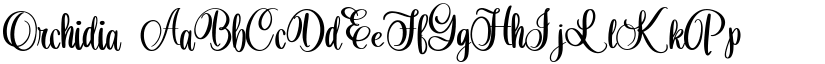 Orchidia font download