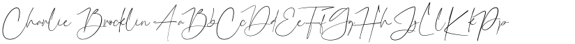 Charlie Brocklin font download