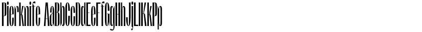 Pierknife font download