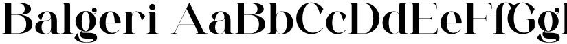Balgeri font download