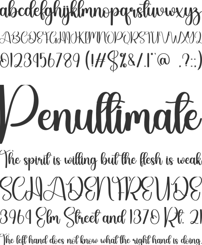 Delightful font preview