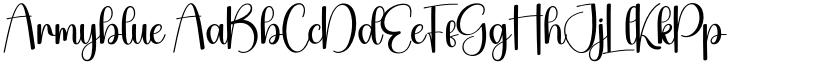 Armyblue font download