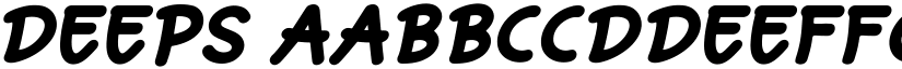 Deeps font