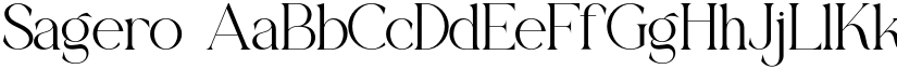 Sagero font download