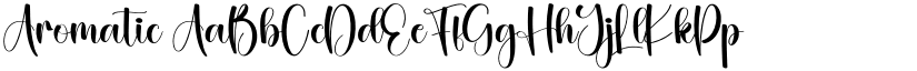Aromatic font download