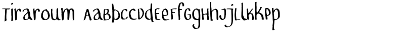 Tiraroum font download