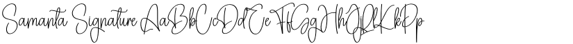 Samanta Signature font download