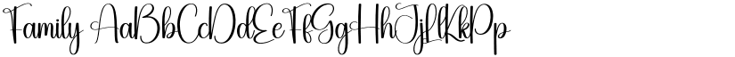 Family font