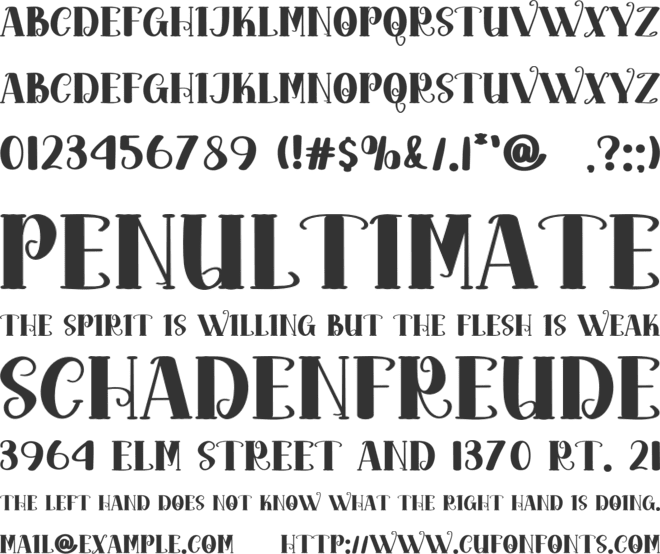 Orchid Flower font preview