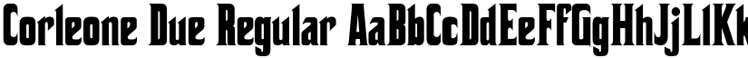Corleone Due Regular font