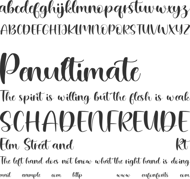 LT Butter Mellow - Free for personal use font preview