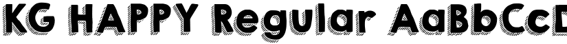 KG HAPPY Regular font