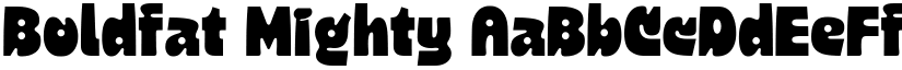 Boldfat Mighty font download