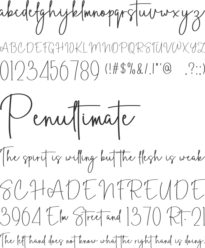 Besthetical font preview