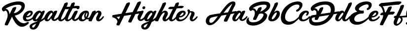 Regaltion Highter font download