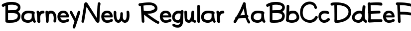 BarneyNew Regular font